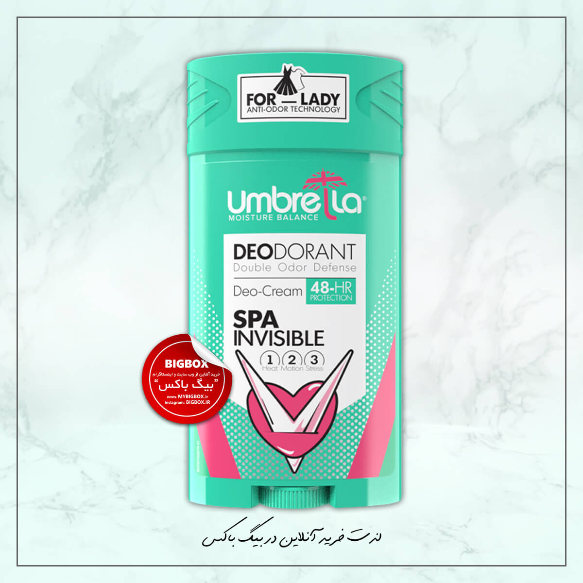 دئودرانت زنانه Spa Invisible آمبرلا - 90 میلی لیتر
