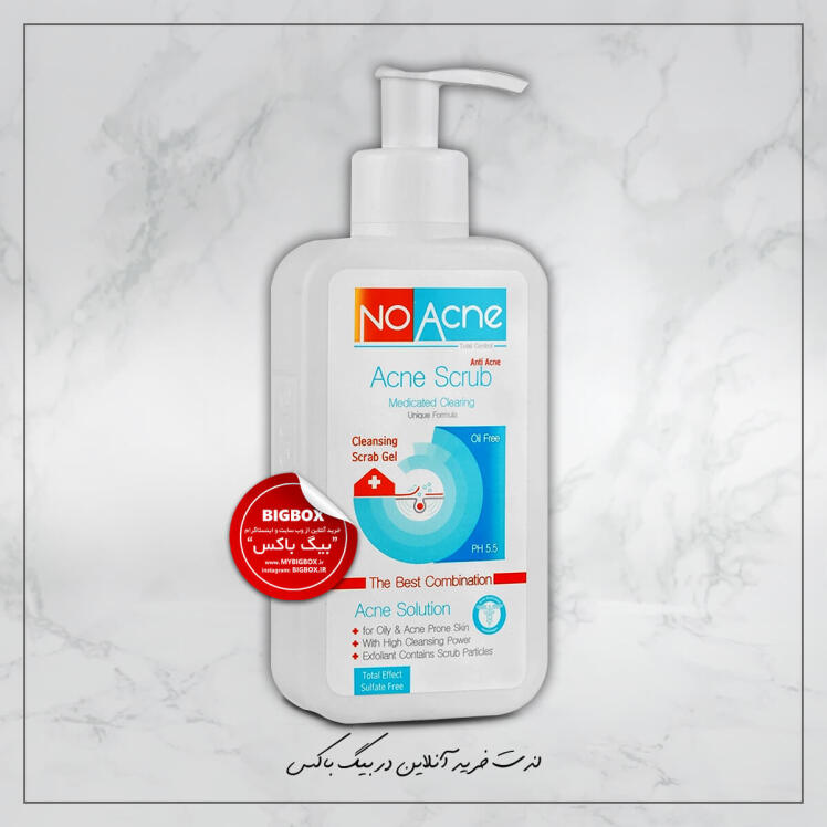 ژل اسکراب لایه‌بردار نو آکنه - چرب و جوش دار Acne Scrub No Acne