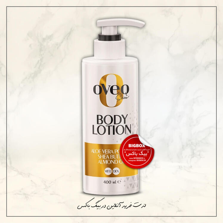 لوسیون بدن روغن بادام و شی باتر اوک شاین ۴۰۰ میلی لیتر