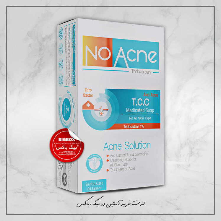 صابون ضد آکنه و ضد ویروس تی سی سی نوآکنه NoAcne TTC