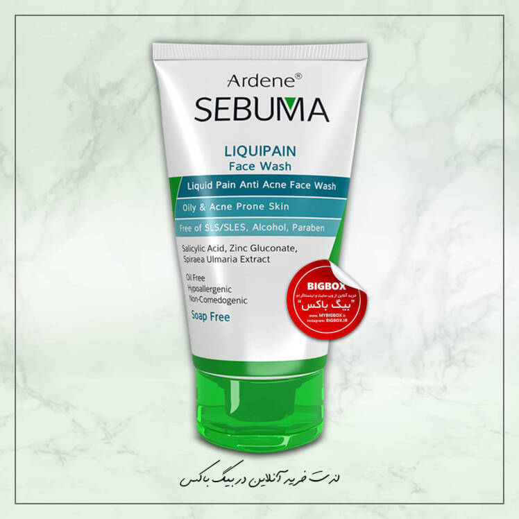 مایع شوینده غیر صابونی صورت لیکوئی پن آردن سبوما