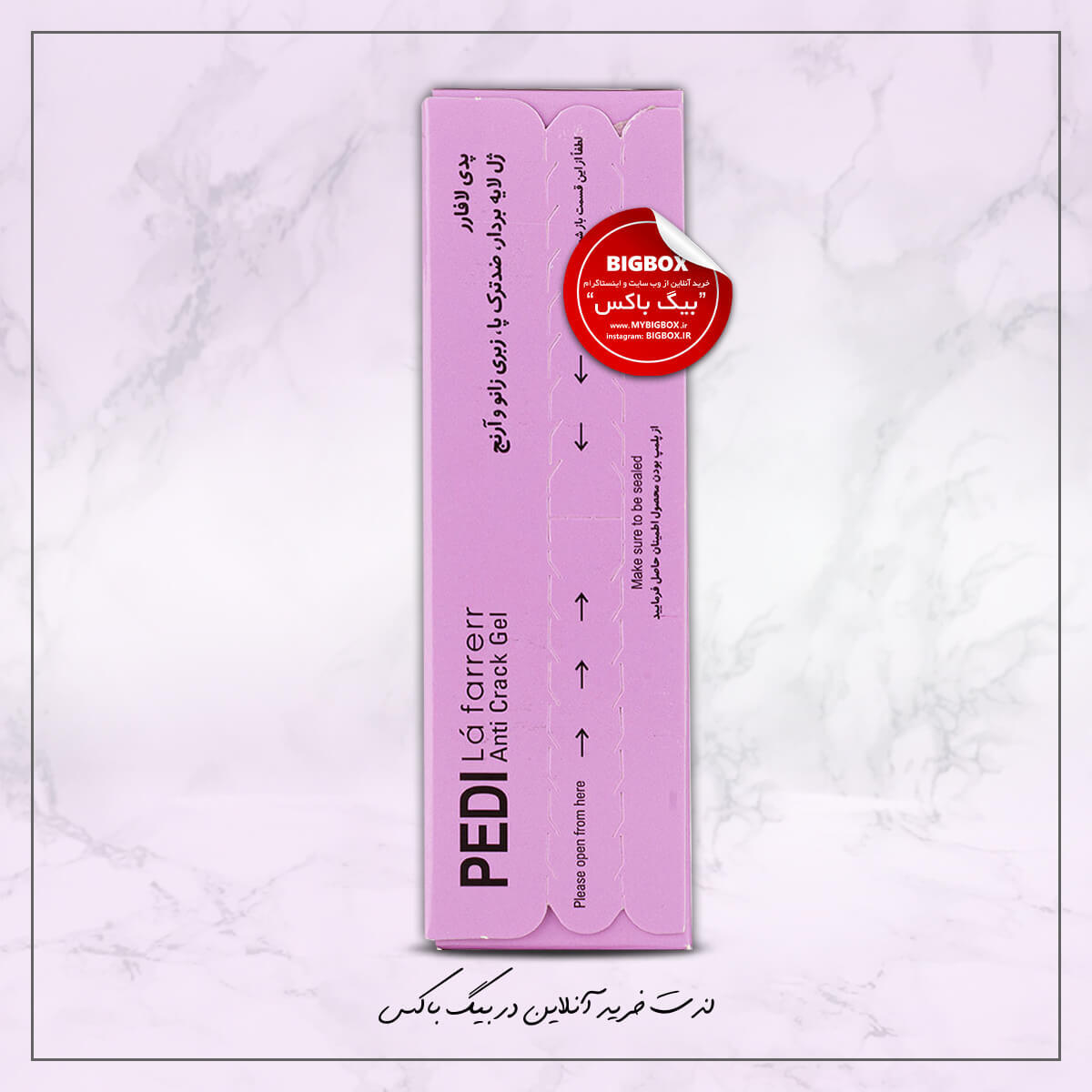  ژل لایه‌بردار ضد ترک پا پدی لافارر – مدل Pedi Anti-Crack Gel (حجم ۶۰ میلی‌لیتر) 