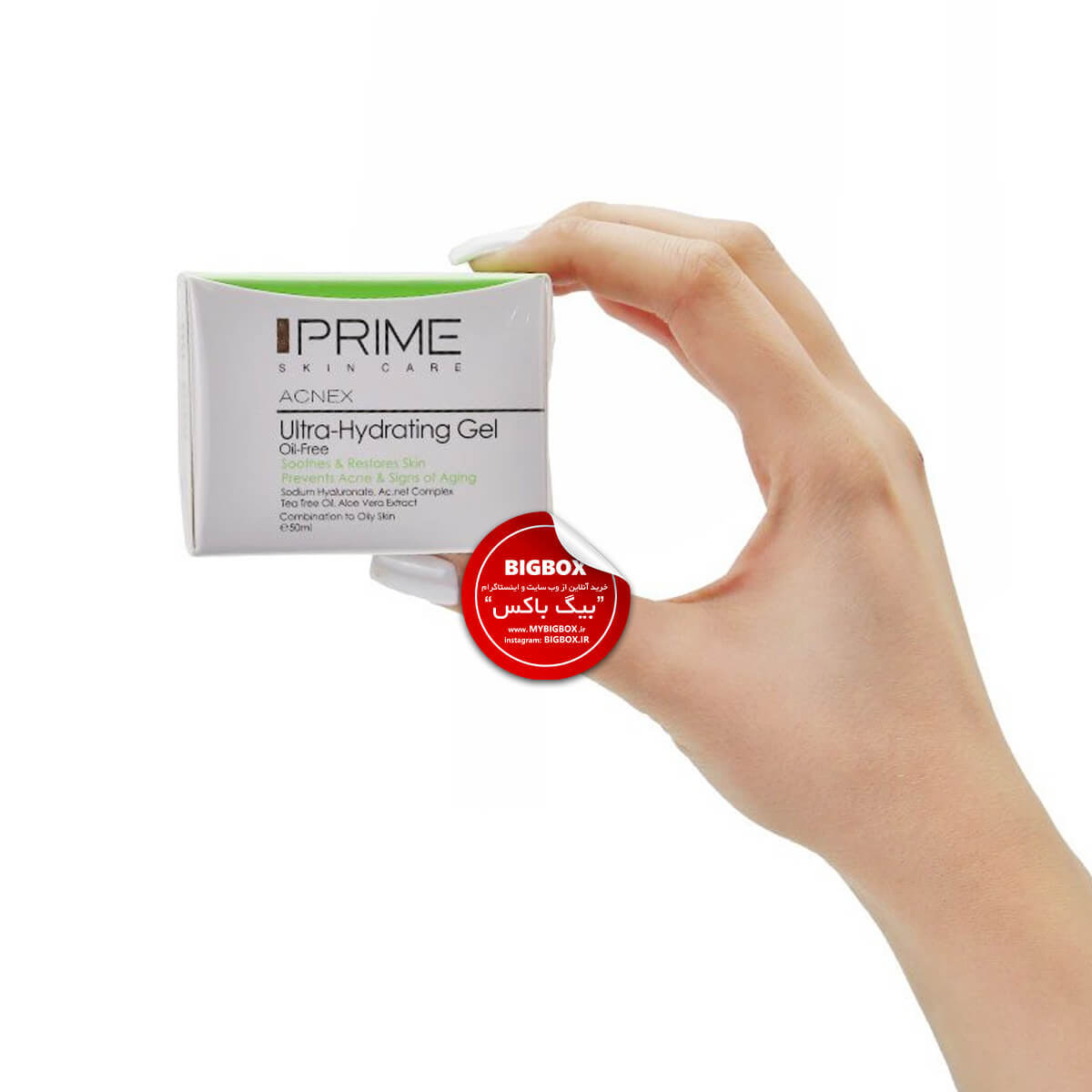  ژل آبرسان قوی پوست چرب پرایم Acnex Ultra Hydrating 