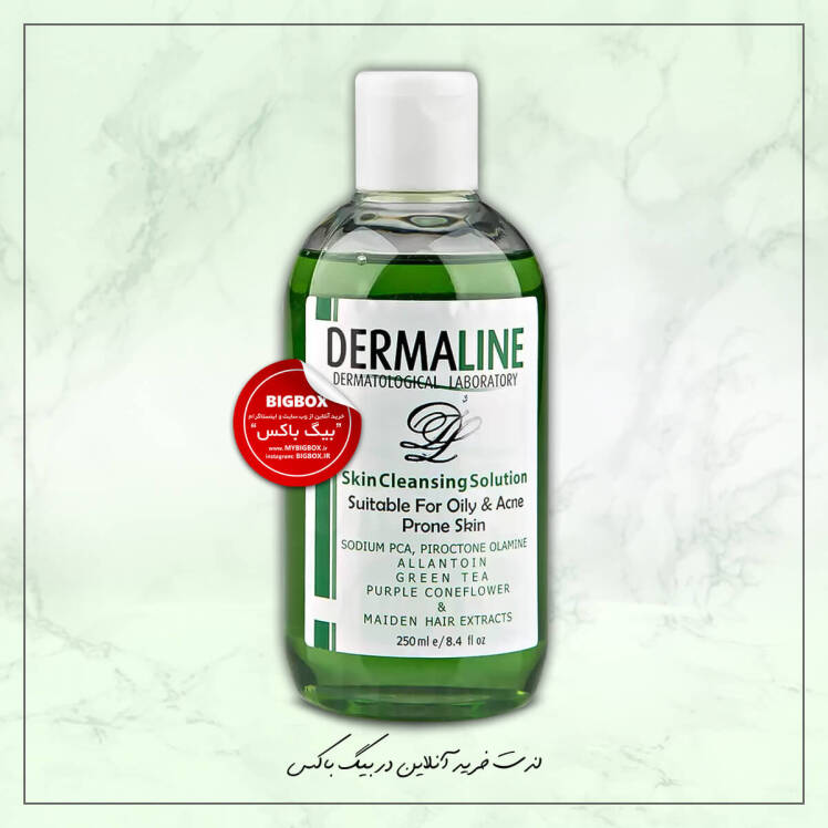 محلول پاک‌کننده پوست چرب درمالاین Oily Skin