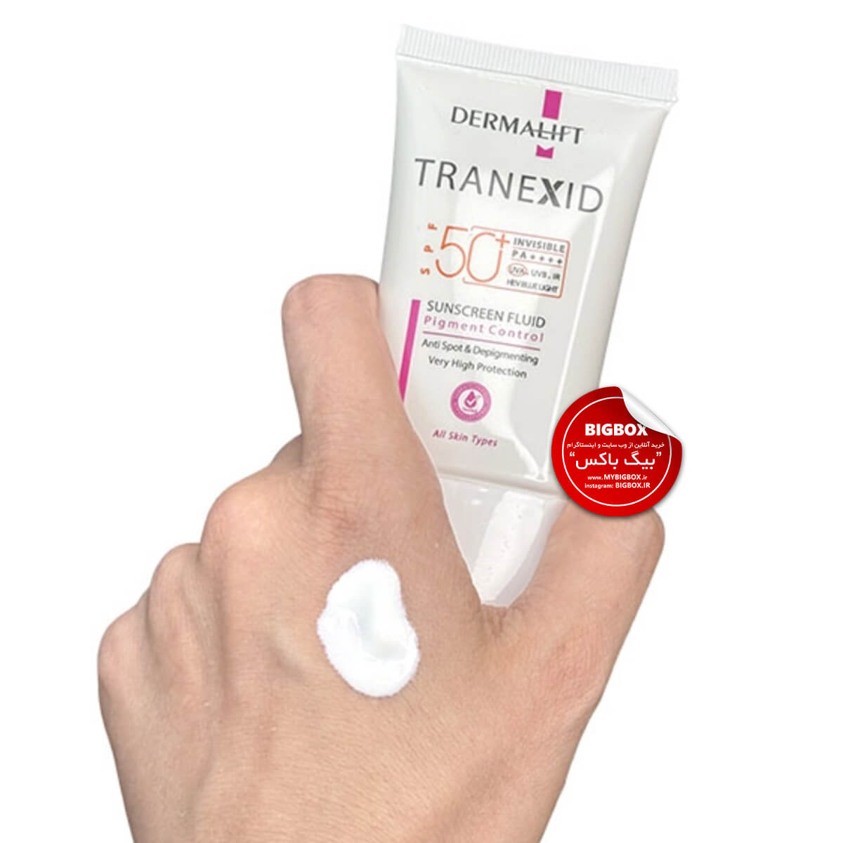  فلوئید ضد آفتاب روشن‌کننده Tranexid درمالیفت SPF50 