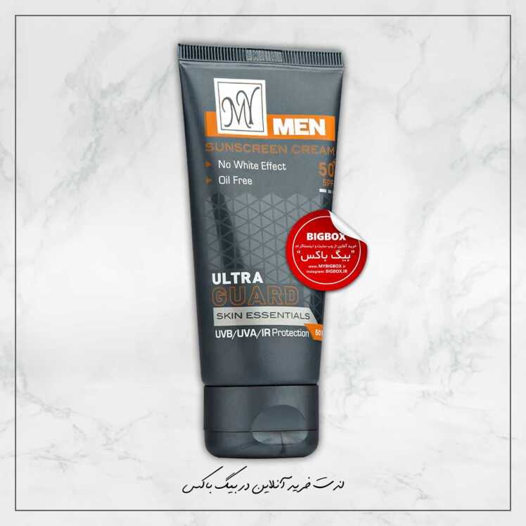 کرم ضد آفتاب Ultra Guard فاقد چربی مردانه SPF50 مای من - ۵۰ میلی لیتر