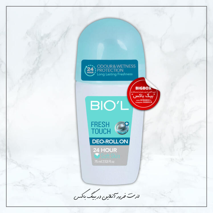 دئودرانت زنانه رولی Fresh Touch بیول - 75 میلی لیتر