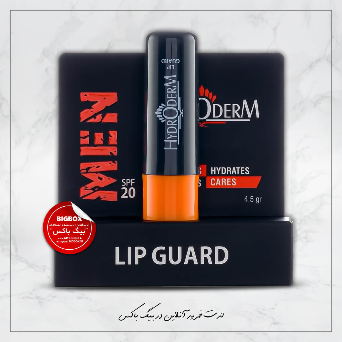  بالم لب آقایان هیدرودرم Lip Guard Spf20 