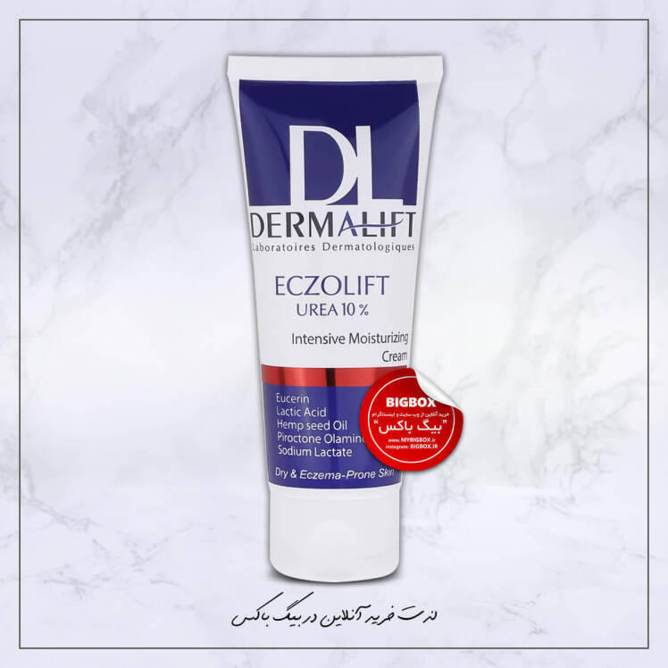 کرم مرطوب‌ کننده و نرم کننده Eczolift درمالیفت حاوی اوسرین و اوره 10%