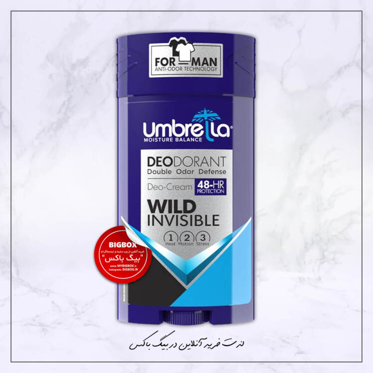 دئودرانت مردانه Wild Invisible آمبرلا - 90 میلی لیتر